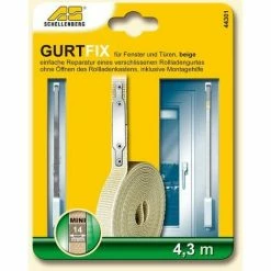 Schellenberg Gurtfix Mini 14mm/4,3m Beige - 44301