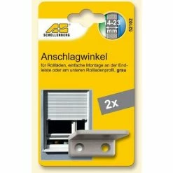 Schellenberg Equerre D'arrêt Pour Volet Roulant Gris - 52102