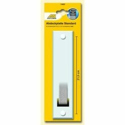 Schellenberg Espacement Des Trous De La Plaque De Recouvrement 21,5 Blanc - 13403