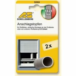 Schellenberg Bouchon D'arrêt Pour Volet Roulant Marron - 52004