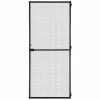 SCHELLENBERG Action De Porte Moustiquaire Battante Anthracite 100x210cm