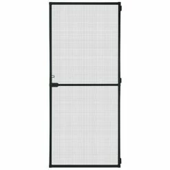 SCHELLENBERG Action De Porte Moustiquaire Battante Anthracite 100x210cm